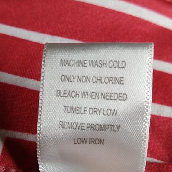 Lissome Lounge Striped Peplum Waist Top - Picture 8 of 8